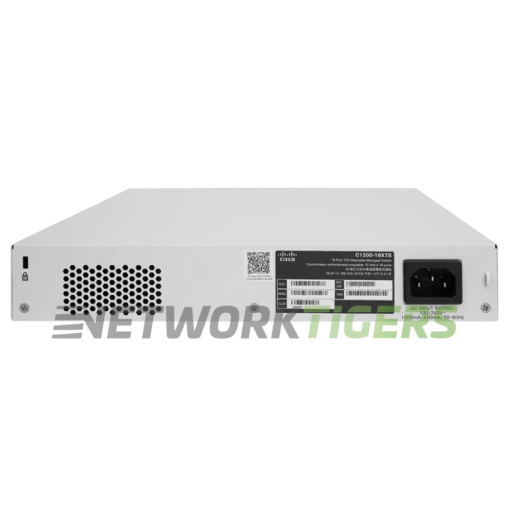 Cisco C1300-16XTS Catalyst 1300 8x 10GB RJ-45 8x 10GB SFP+ Switch
