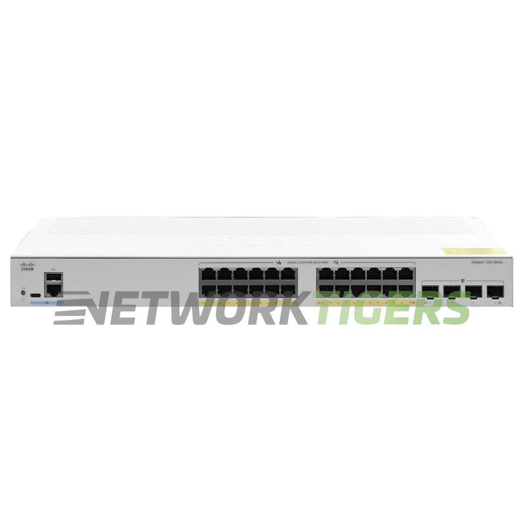 NEW Cisco C1300-24P-4G Catalyst 1300 24x 1GB PoE+ RJ45 4x 1GB SFP Switch