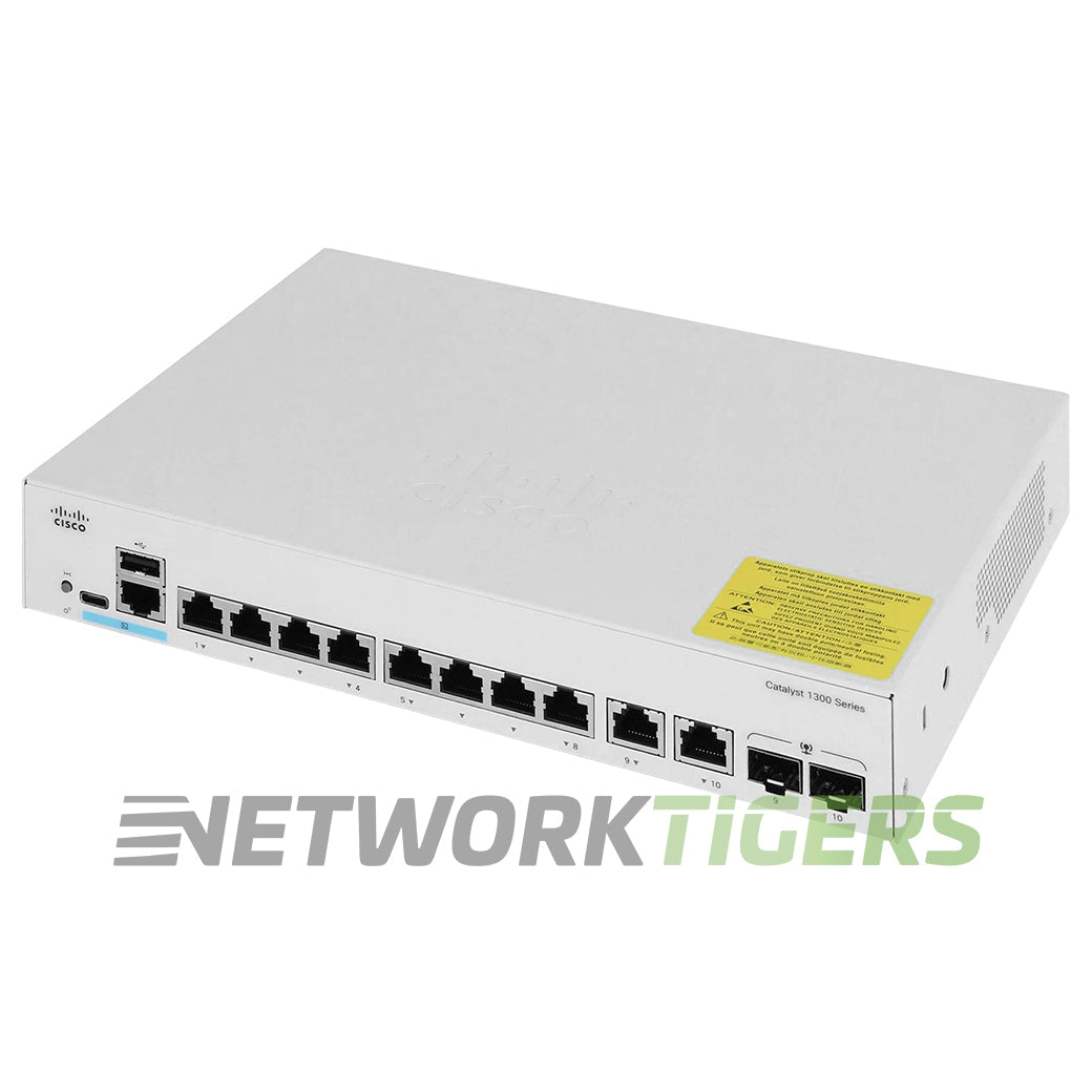 Cisco C1300-8T-E-2G Catalyst 1300 8x 1GB RJ-45 2x 1GB Combo Switch