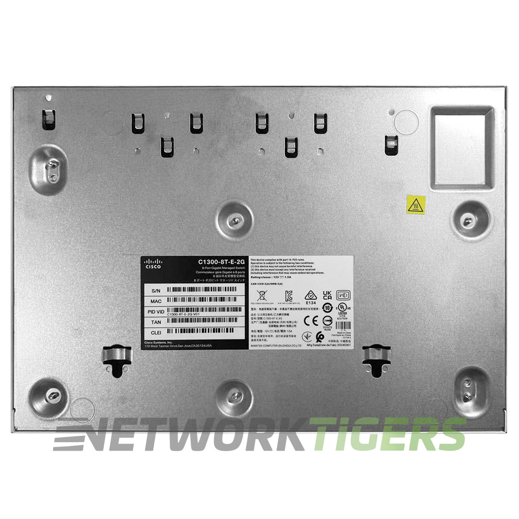 Cisco C1300-8T-E-2G Catalyst 1300 8x 1GB RJ-45 2x 1GB Combo Switch