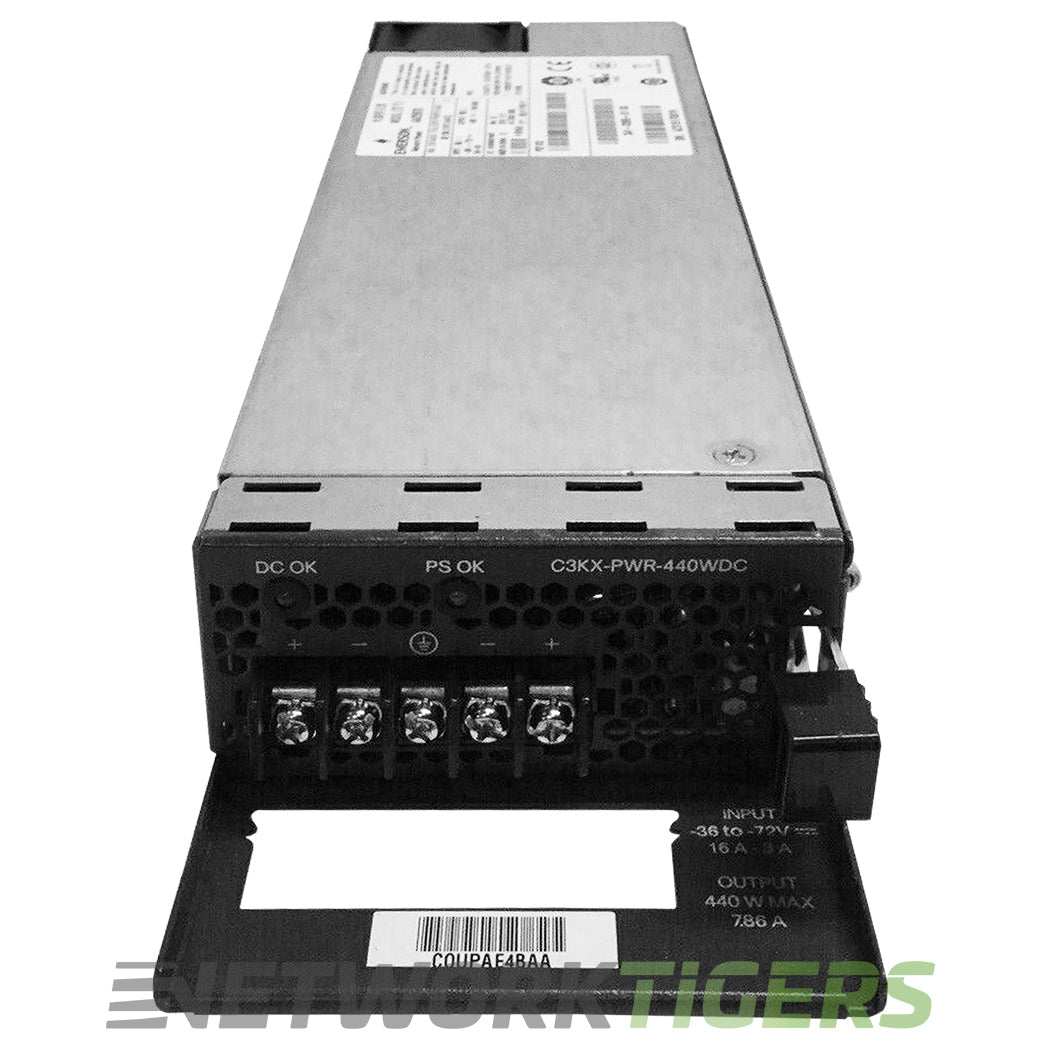 NEW Cisco C3KX-PWR-440WDC Catalyst 3750X 440W DC Switch Power Supply