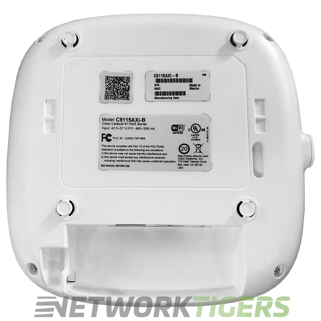 Cisco C9115AXI-B Wi-Fi 6 802.11ax US Internal Omni-Dir Antenna Indoor WAP