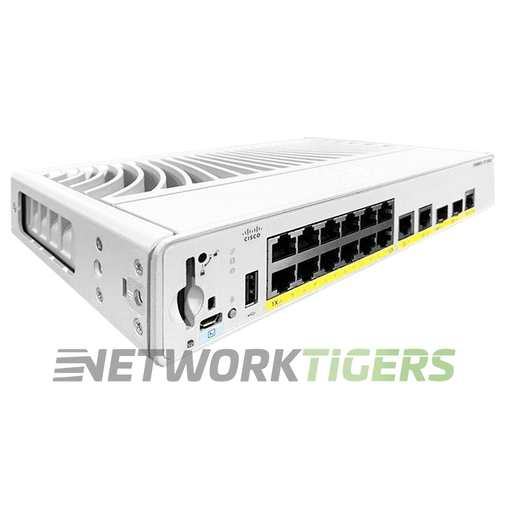 NEW Cisco C9200CX-12P-2X2G-E 12x 1GB PoE+ RJ45 2x 1GB RJ45 2x 10GB SFP+ Switch