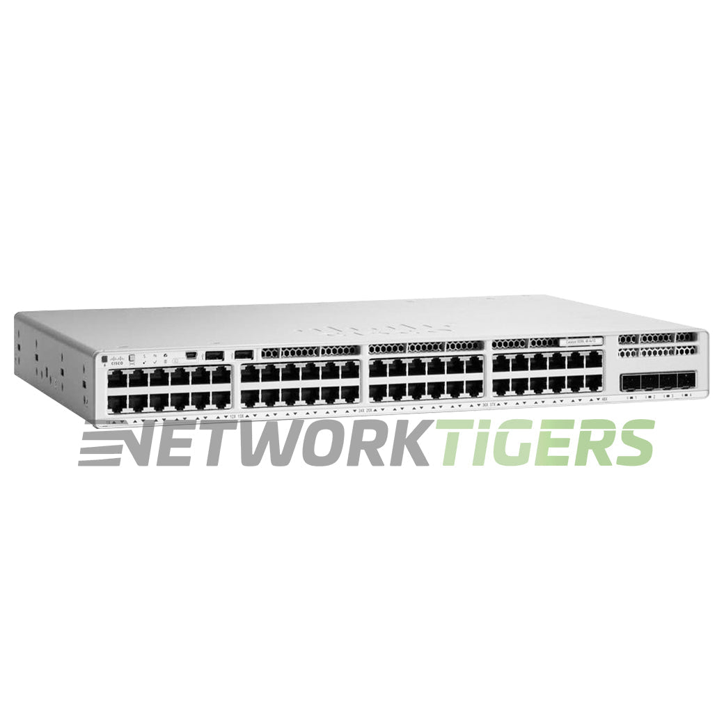NEW Cisco C9300L-48P-4X-E Catalyst 9300 48x 1GB PoE+ RJ45 4x 10GB SFP+ Switch