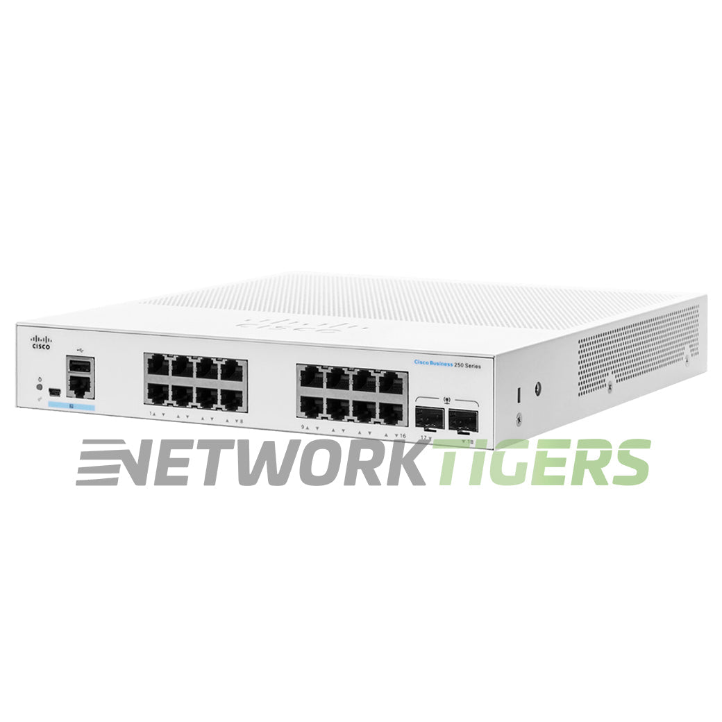 Cisco CBS250-16T-2G-NA 16x 1GB RJ45 2x 1GB SFP Switch
