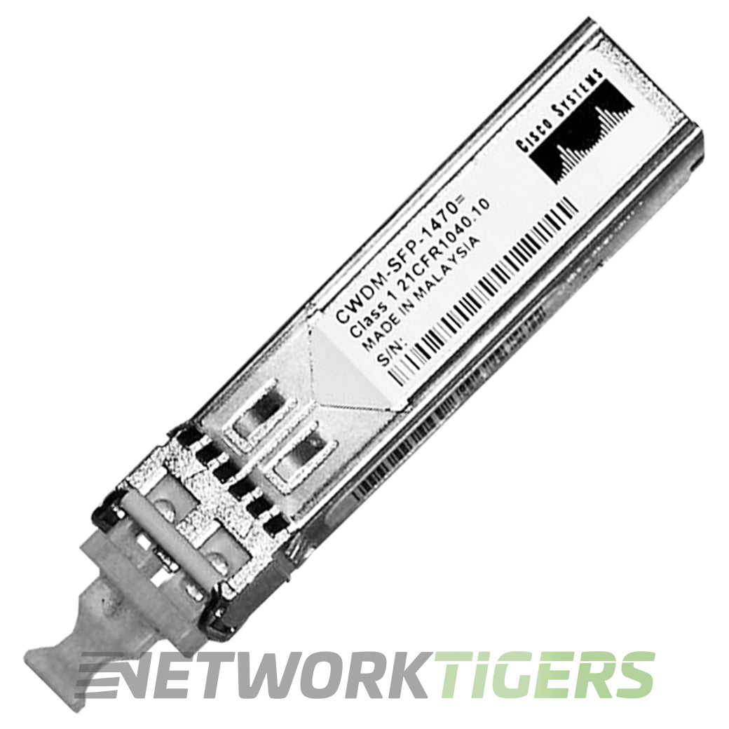 Cisco CWDM-SFP-1470 1GB BASE-CWDM 1470nm 80km DOM SMF SFP Transceiver