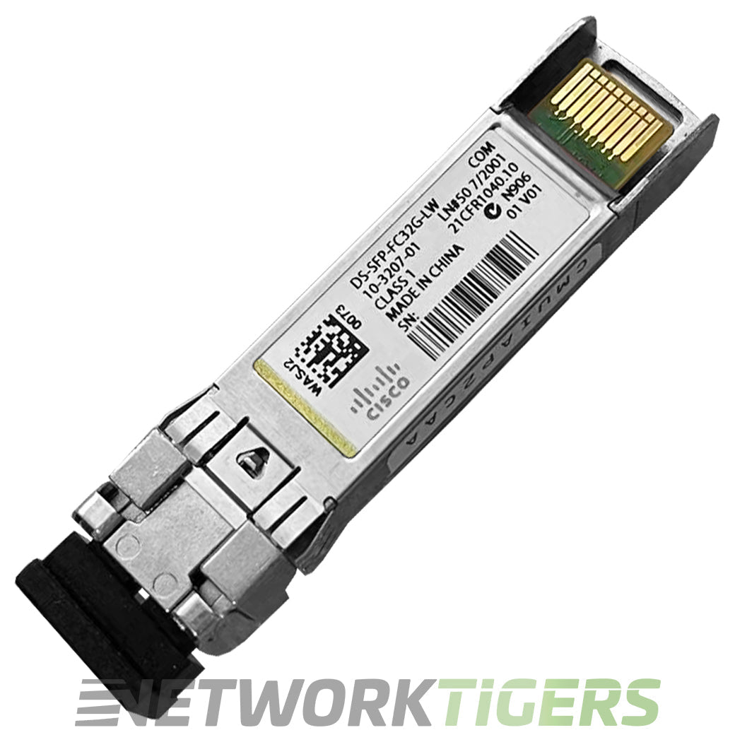 Cisco DS-SFP-FC32G-LW 32GB Fibre Channel 1310nm 10km DOM SFP28 Transceiver