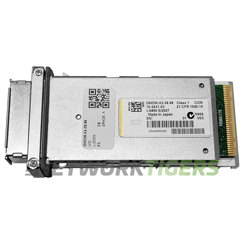 Cisco DWDM-X2-38.98 10GB BASE-DWDM 1538.98nm 80km DOM SMF X2 Transceiver