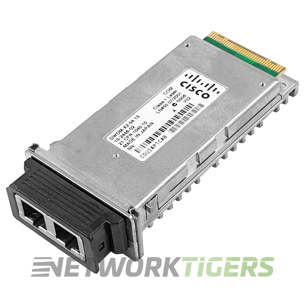 Cisco DWDM-X2-54.13 10GB BASE-DWDM SC 80km 1554.13nm X2 Transceiver
