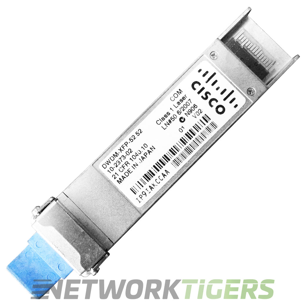 Cisco DWDM-XFP-52.52 10GB BASE-DWDM 1552.52nm SMF XFP Transceiver