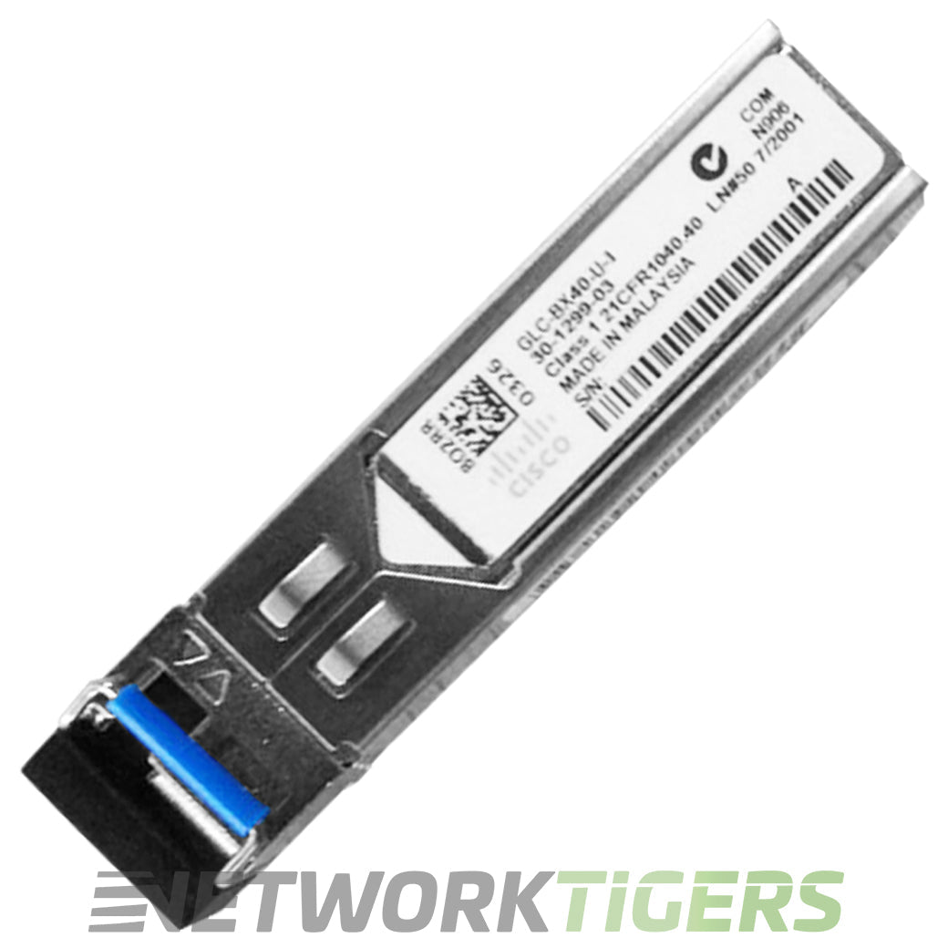 Cisco GLC-BX40-U-I 1GB BASE-BX40-U 1310nm Bi-Directional SMF GLC Transceiver