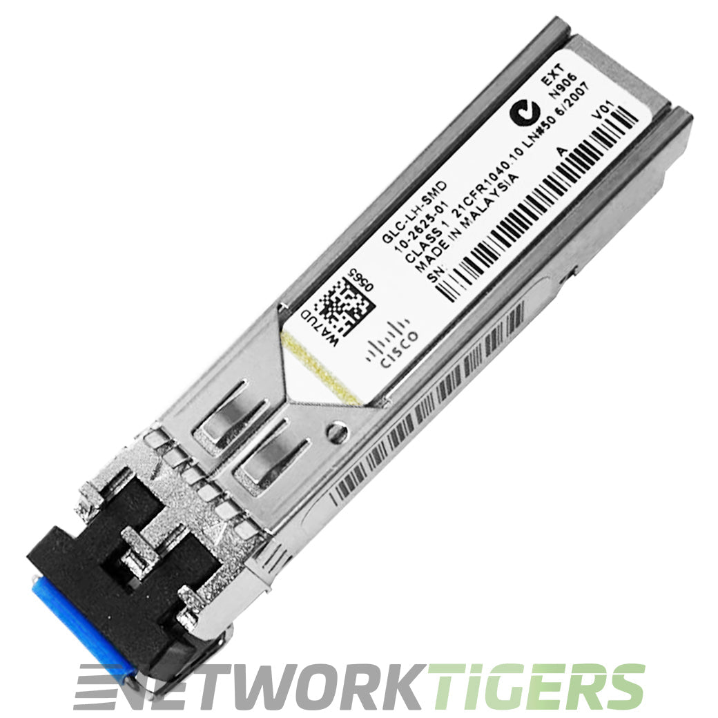 Cisco GLC-LH-SMD 1GB BASE-LX/LH 1310nm SMF and MMF SFP Transceiver w/ DOM