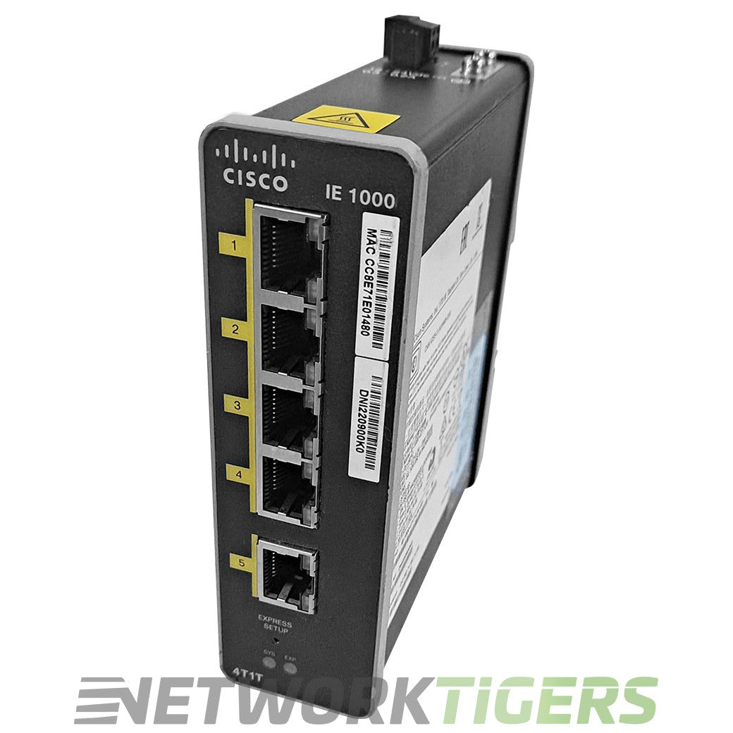 NEW Cisco IE-1000-4T1T-LM IE 1000 Series 5x Fast Ethernet RJ45 Switch