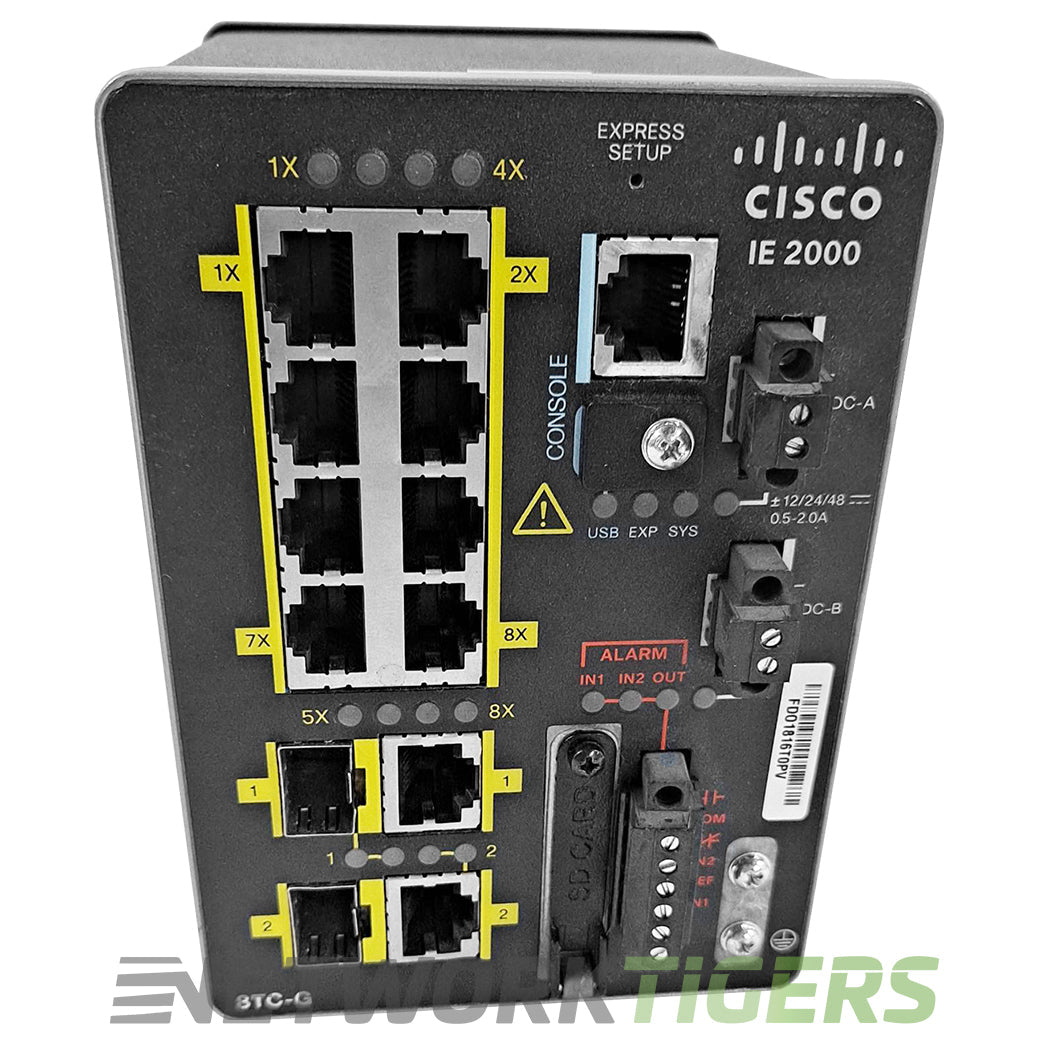 Cisco IE-2000-8TC-G-B IE 2000 Series 8x FE RJ45 2x 1GB Combo Switch