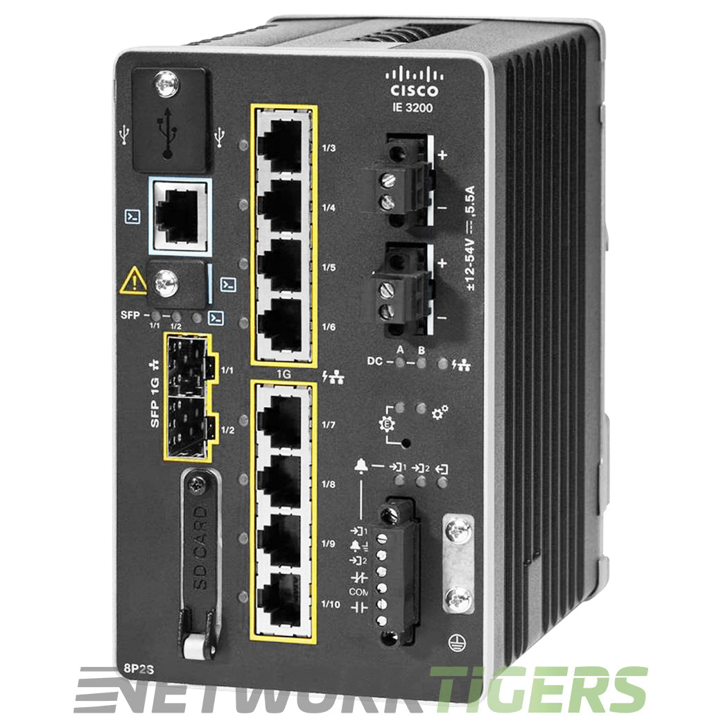 NEW Cisco IE-3200-8P2S-E Catalyst IE3200 8x 1GB PoE+ RJ45 2x 1GB SFP Switch