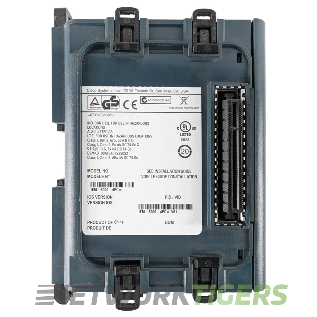 NEW Cisco IEM-3000-4PC IE 3000 Series 4x FE PoE+ RJ45 Switch Module