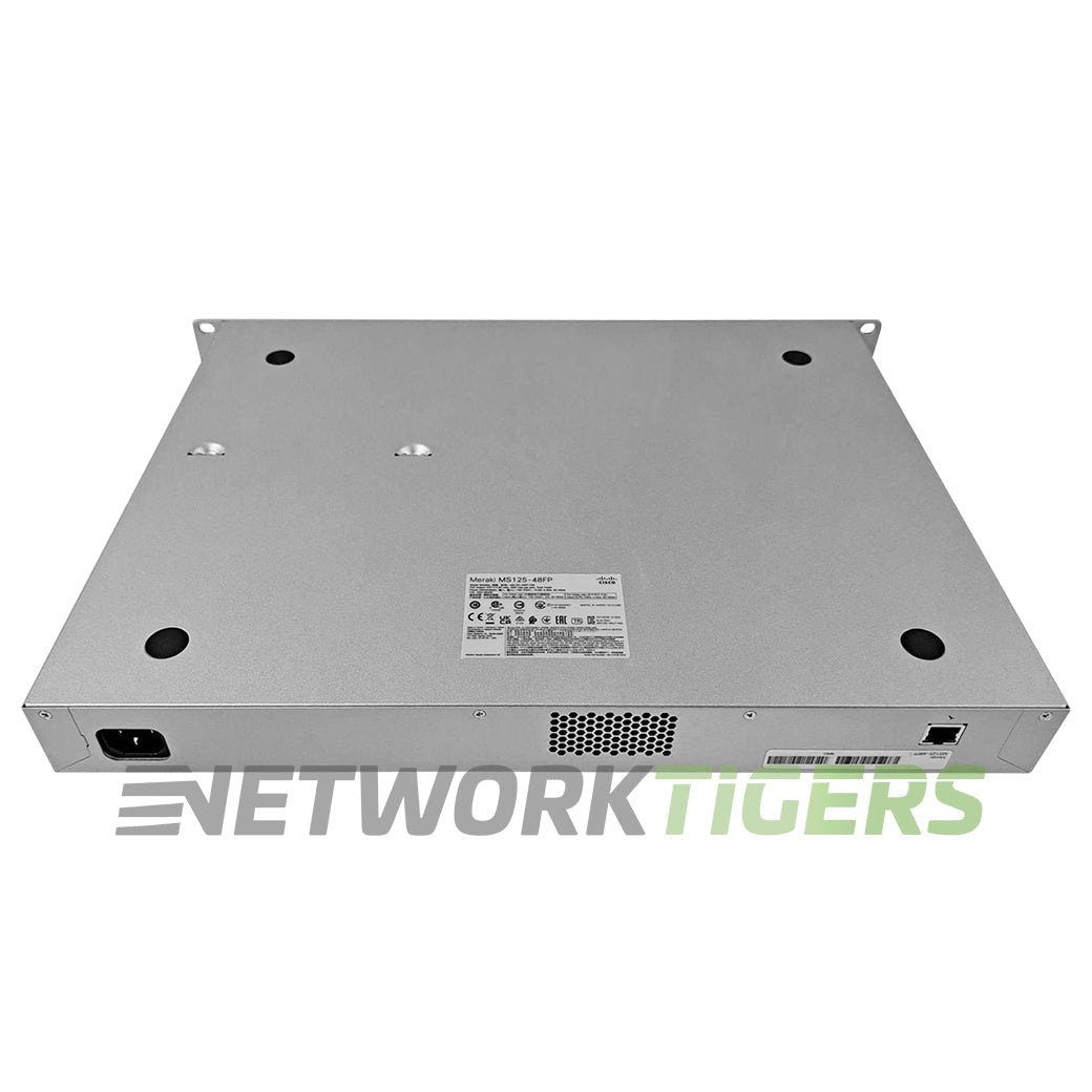 Cisco Meraki MS125-48FP-HW 48x 1GB PoE+ RJ45 4x 10GB SFP+ Unclaimed Switch