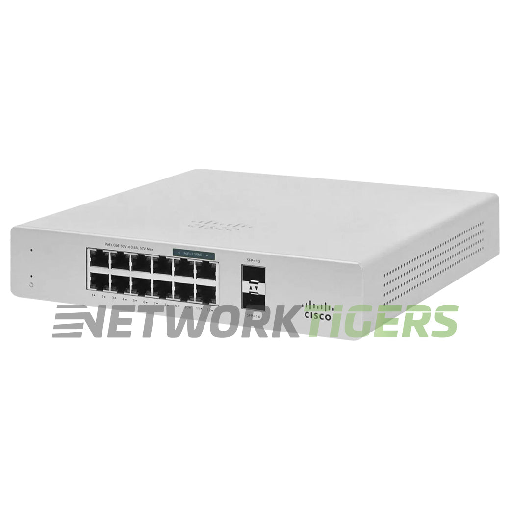 NEW Cisco Meraki MS130-12X-HW 8x 1GB RJ45 4x 2.5GB RJ45 2x 10GB Unclaimed Switch