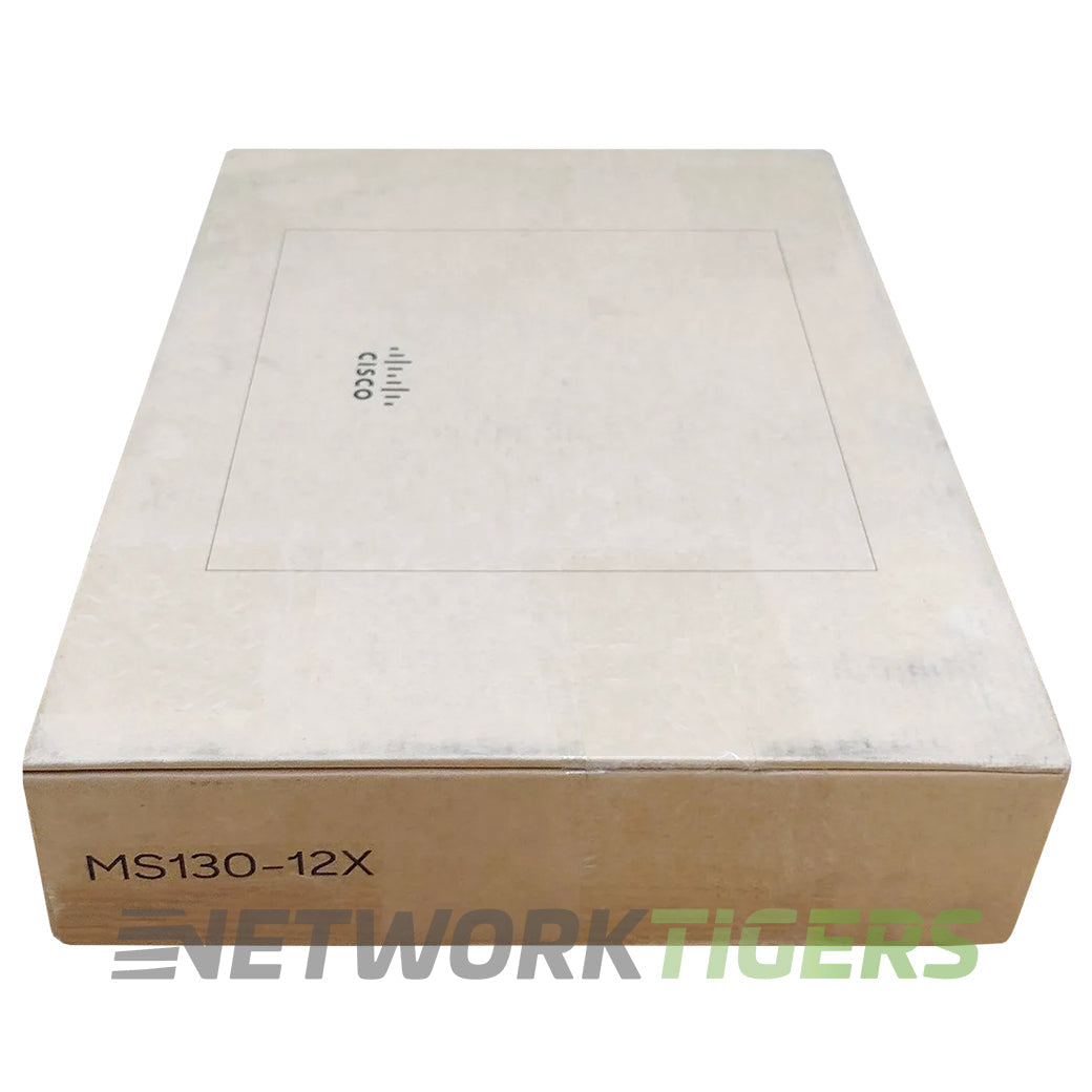 NEW Cisco Meraki MS130-12X-HW 8x 1GB RJ45 4x 2.5GB RJ45 2x 10GB Unclaimed Switch