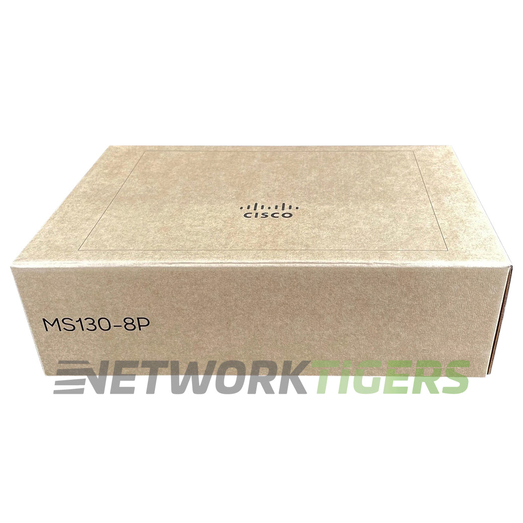 NEW Cisco Meraki MS130-8P-HW 8x 1GB PoE++ RJ45 2x 1GB SFP Unclaimed Switch