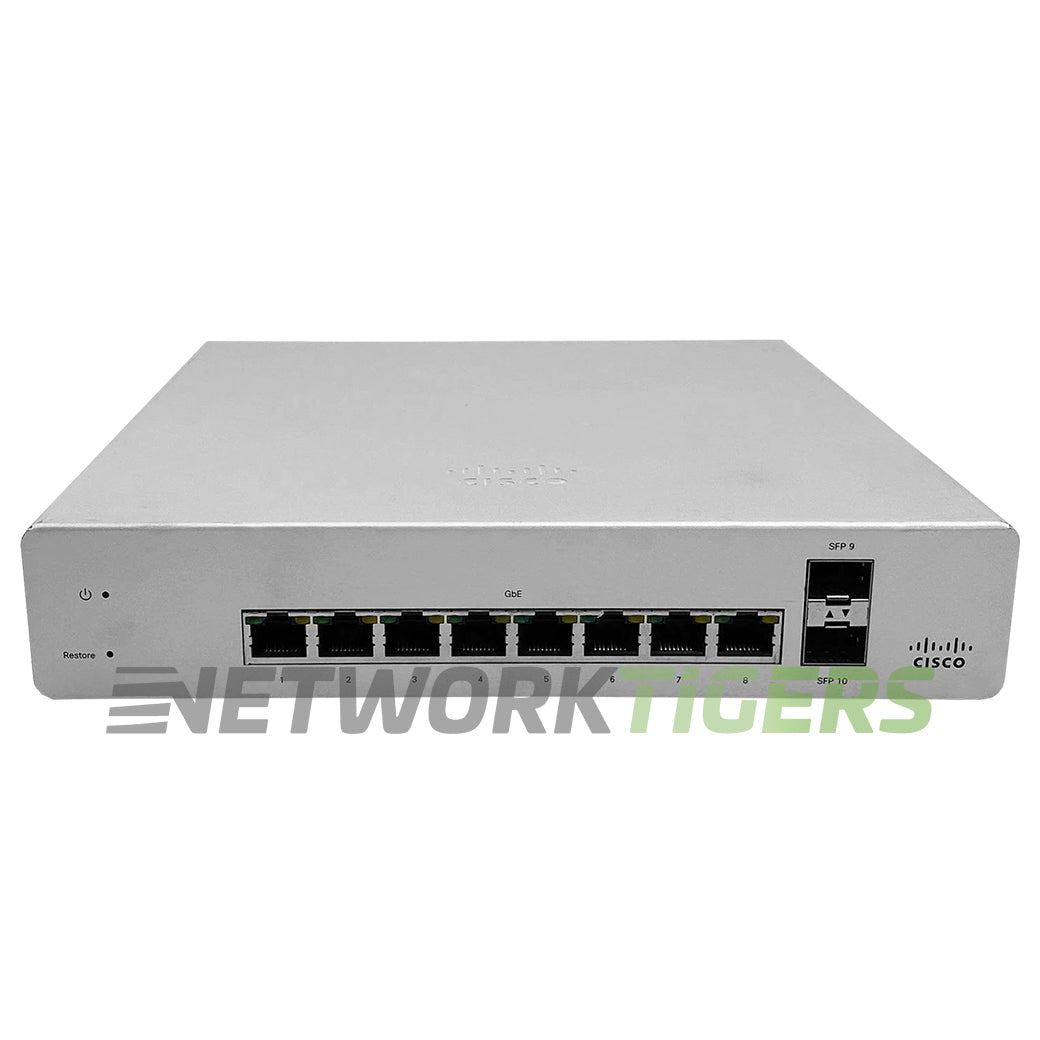 NEW Cisco Meraki MS220-8 8x 1GB RJ-45 2x 1GB SFP+ Unclaimed Switch