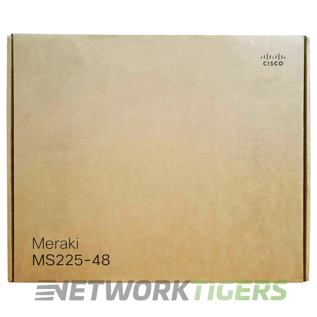 NEW Cisco Meraki MS225-48-HW 48x 1GB RJ45 4x 10GB SFP+ Unclaimed Switch