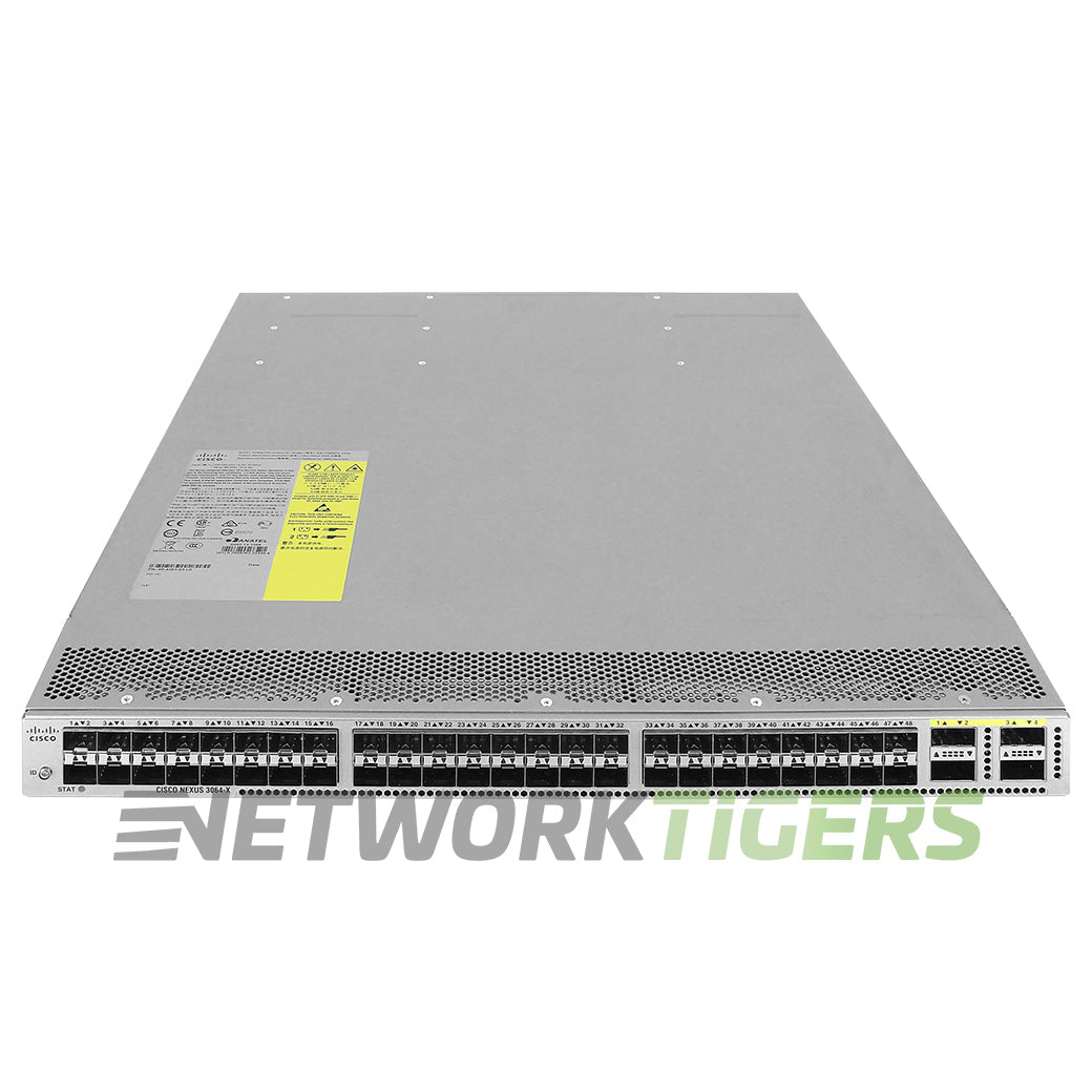 NEW Cisco N3K-C3064-X-BD-L3 48x 10GB SFP+ 4x QSFP+ Front-to-Back Air (DC) Switch