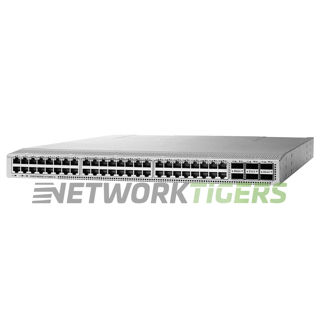 NEW Cisco N3K-C31108TC-V 48x 10GB Copper 6x 100GB QSFP28 B-F Airflow Switch
