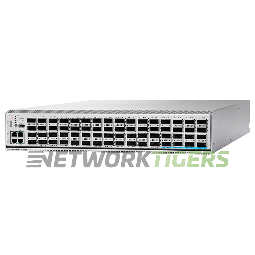 Cisco N9K-C92304QC 56x 40GB QSFP+ 8x 100GB QSFP28 Front-to-Back Airflow Switch