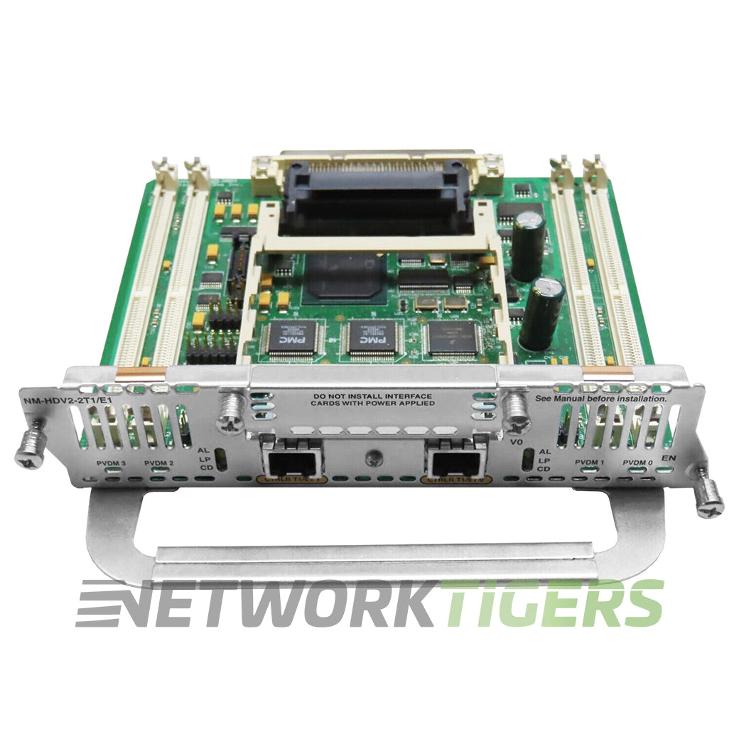 Cisco NM-HDV2-2T1/E1 2x T1/E1 High-Density Digital Voice/Fax Module