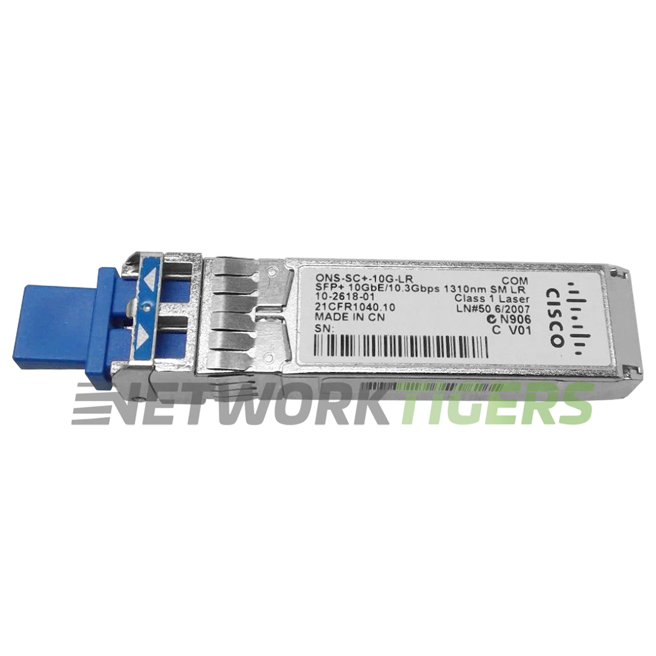 Cisco ONS-SC+-10G-LR 10GB BASE-LR 1310nm Long Reach SMF SFP+ Transceiver