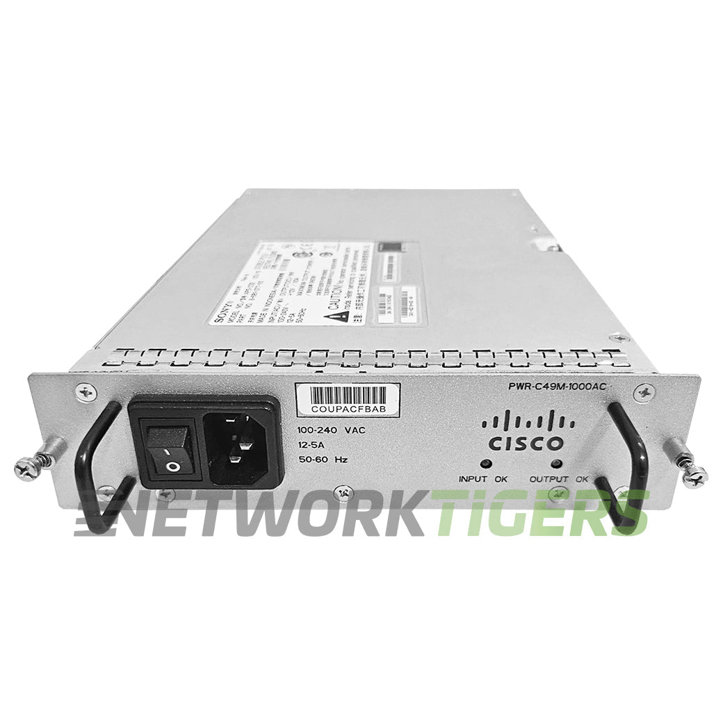 NEW Cisco PWR-C49M-1000AC Catalyst 4900M Series 1000W AC Switch Power Supply