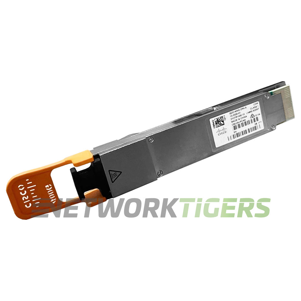 Cisco QDD-400G-DR4-S 400GB BASE-DR4 MPO-12 500m parallel SMF QSFP-DD Transceiver