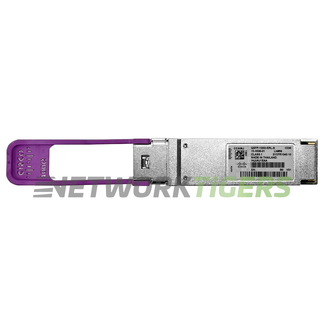 Cisco QSFP-100G-ERL-S 100GB ER-Lite SMF LC 25km QSFP28 Transceiver