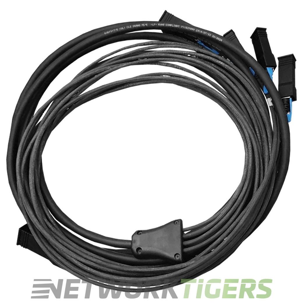 Cisco QSFP-4X10G-AC7M 7m 1x 40GB QSFP+ to 4x 10GB SFP+ Direct Attach Cable