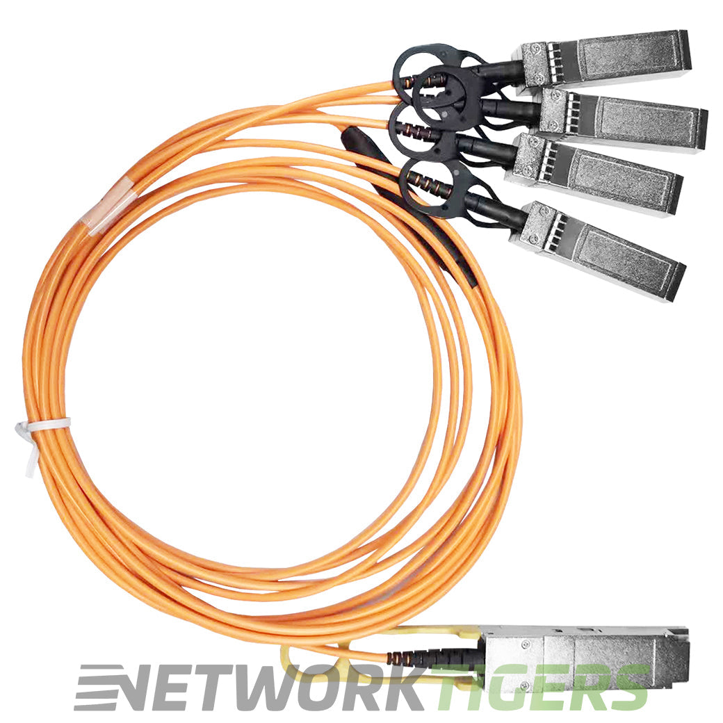 NEW Cisco QSFP-4X10G-AOC5M 5m 1x 40GB QSFP+ to 4x 10GB SFP+ Breakout Cable
