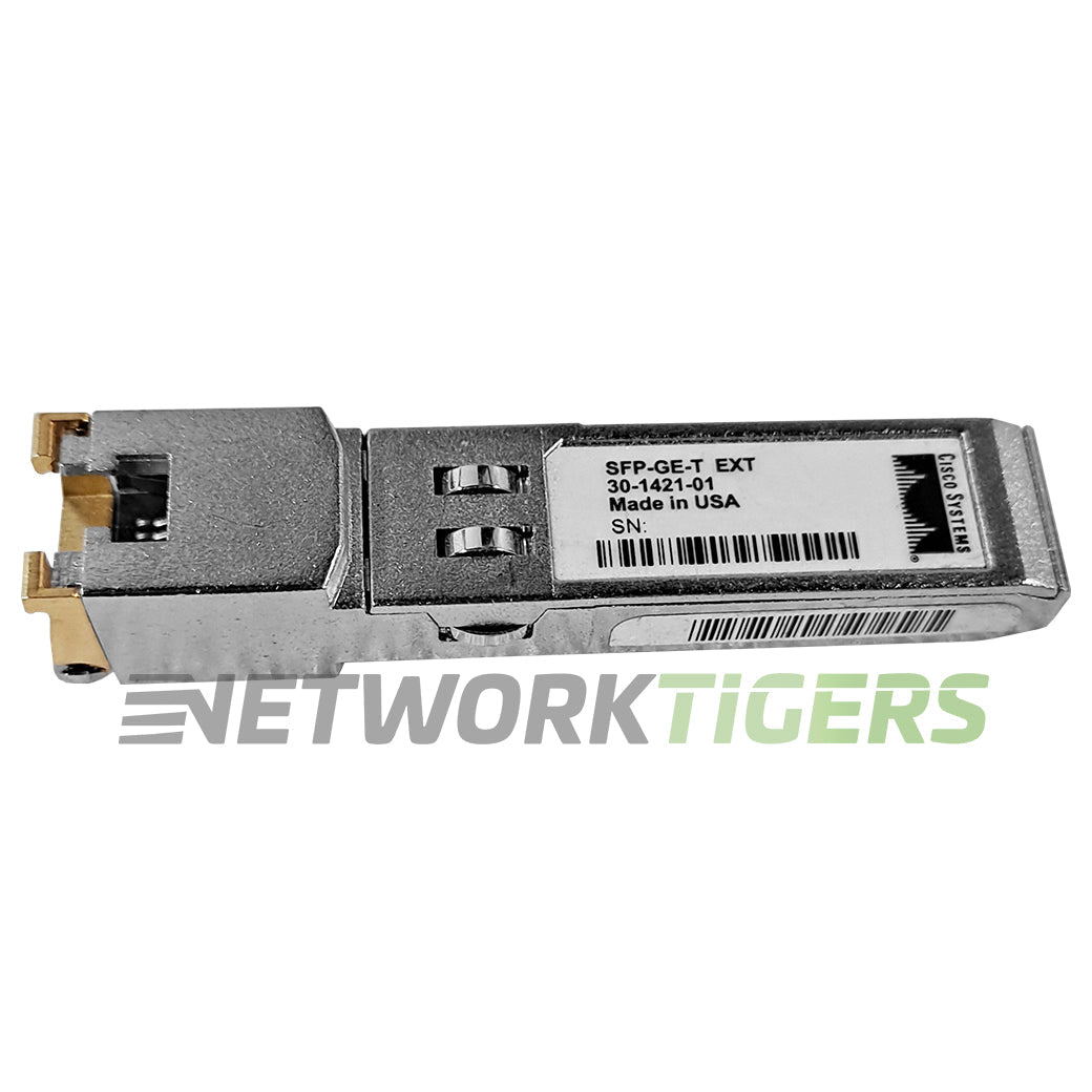 Cisco SFP-GE-T EXT 1GB BASE-T RJ45 NEBS 3 Extended Temperature SFP Transceiver