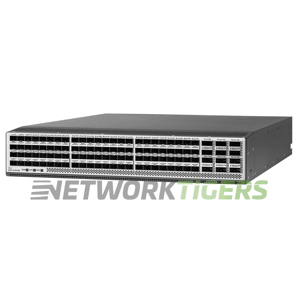 Cisco UCS-FI-64108-U UCS 64108 36x 25G SFP28 4x 100G QSFP28 Fabric Interconnect