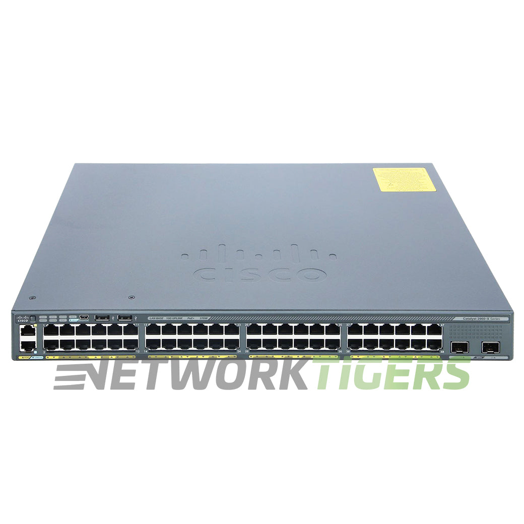 NEW Cisco WS-C2960X-48LPD-L 48x 1GB RJ45 2x 10GB SFP+ Switch