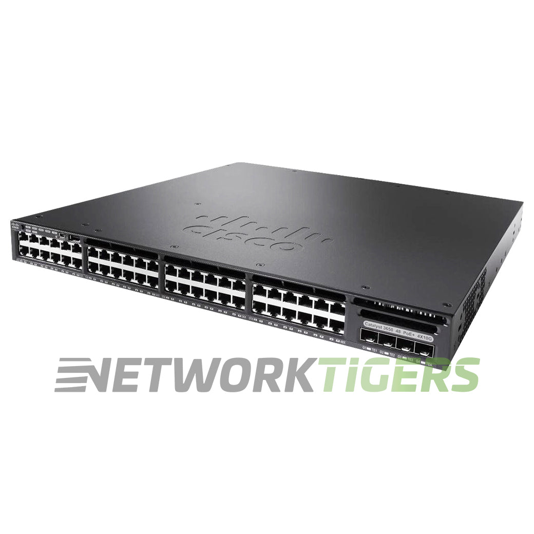 Cisco WS-C3650-48TD-L 48x 1GB RJ45 2x 10GB SFP+ 2x 1GB SFP Switch
