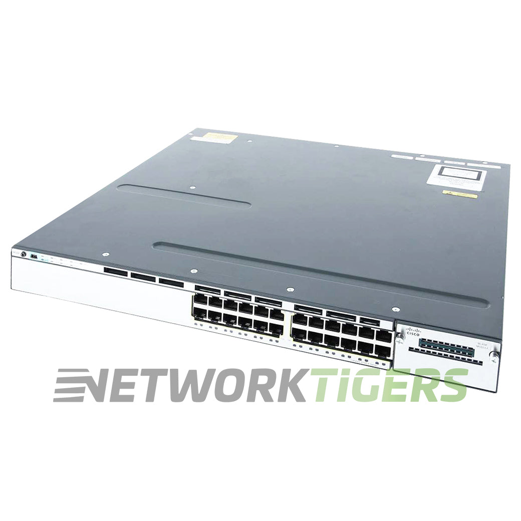 NEW Cisco WS-C3750X-24P-L 24x 1GB PoE+ RJ45 1x Exp Module Slot Switch
