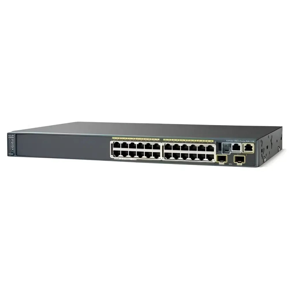 Cisco Catalyst 2960S 24-Port PoE+ Gigabit Switch 2x 10G SFP+ WS-C2960S-24PD-L - Refurbished