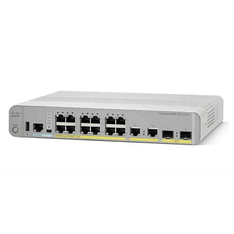 Cisco Catalyst 3560 12 Port Gigabit Switch POE - WS-C3560CX-12PC-S