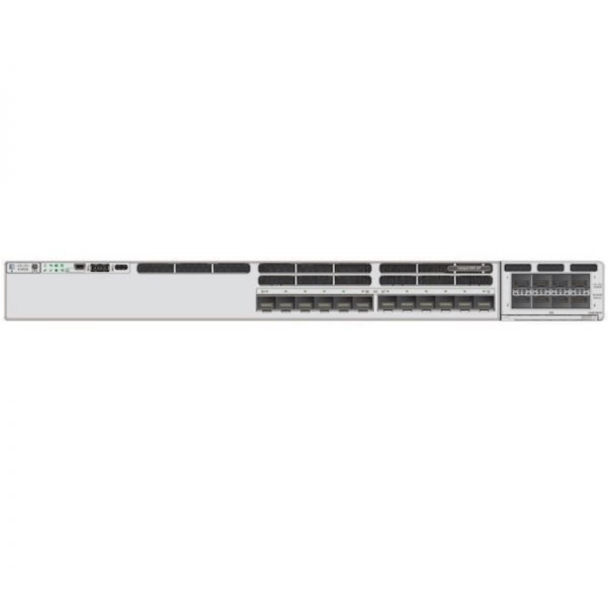 C9300X-12Y-A - Cisco Catalyst 9300X Switch with 12-port 25G/10G/1G SFP28, modular uplinks, Network Advantage