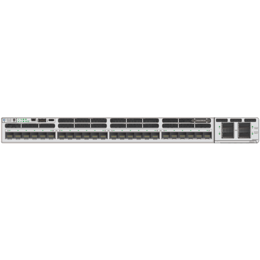 C9300X-24Y-A - Cisco Catalyst Switch 9300X with 24-ports 25G/10G/GE SFP28, modular uplinks, Network Advantage