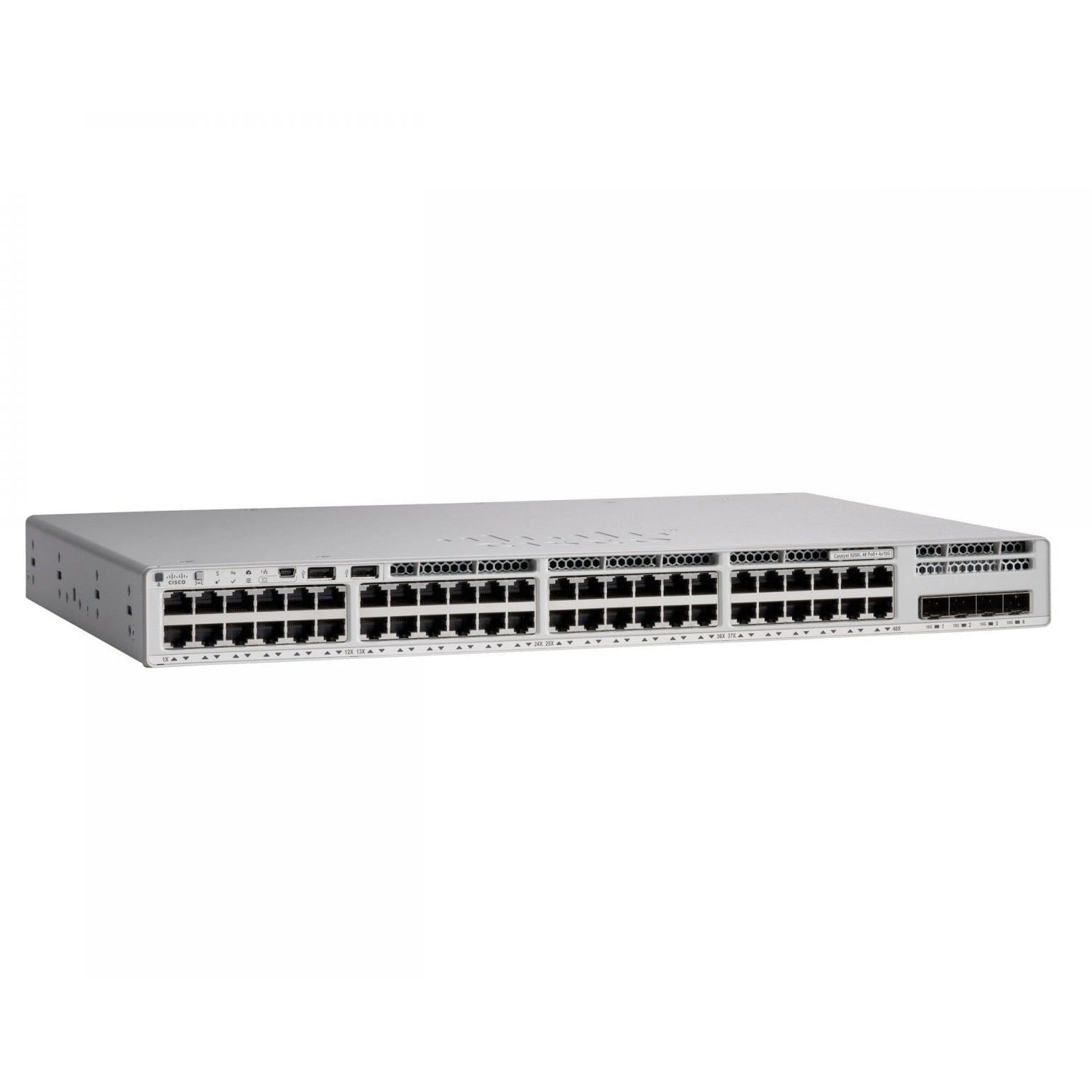 C9300-48T-E - Cisco Catalyst 9300 Switch with 48-port 1GE copper, modular uplinks, data only, Network Essentials