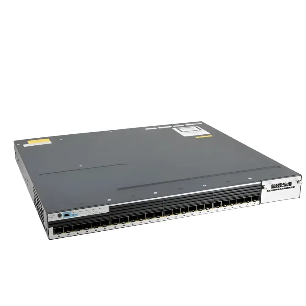 Cisco Catalyst 3750X 24-Port GE SFP Layer 3 Managed Switch WS-C3750X-24S-E - Refurbished