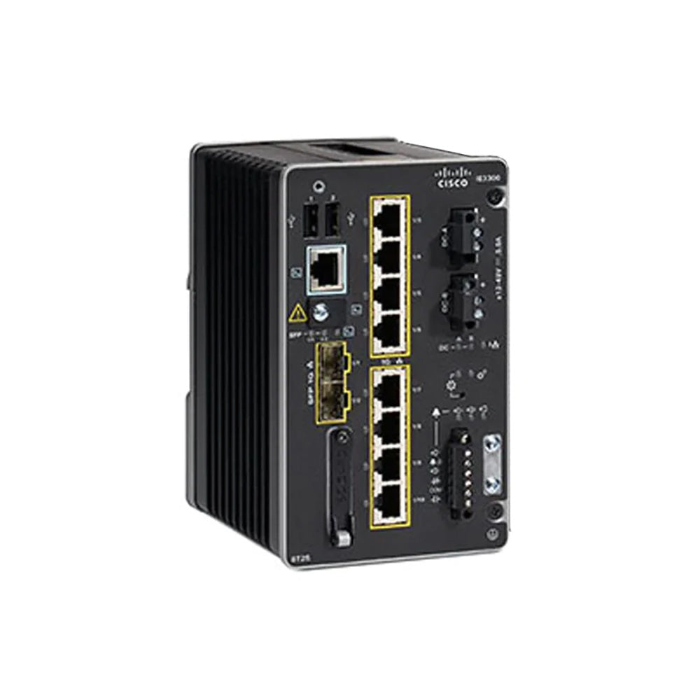 Cisco Industrial IE3400-8T2S-E Rugged DIN-Rail 8-Port GE PoE 2x1G SFP