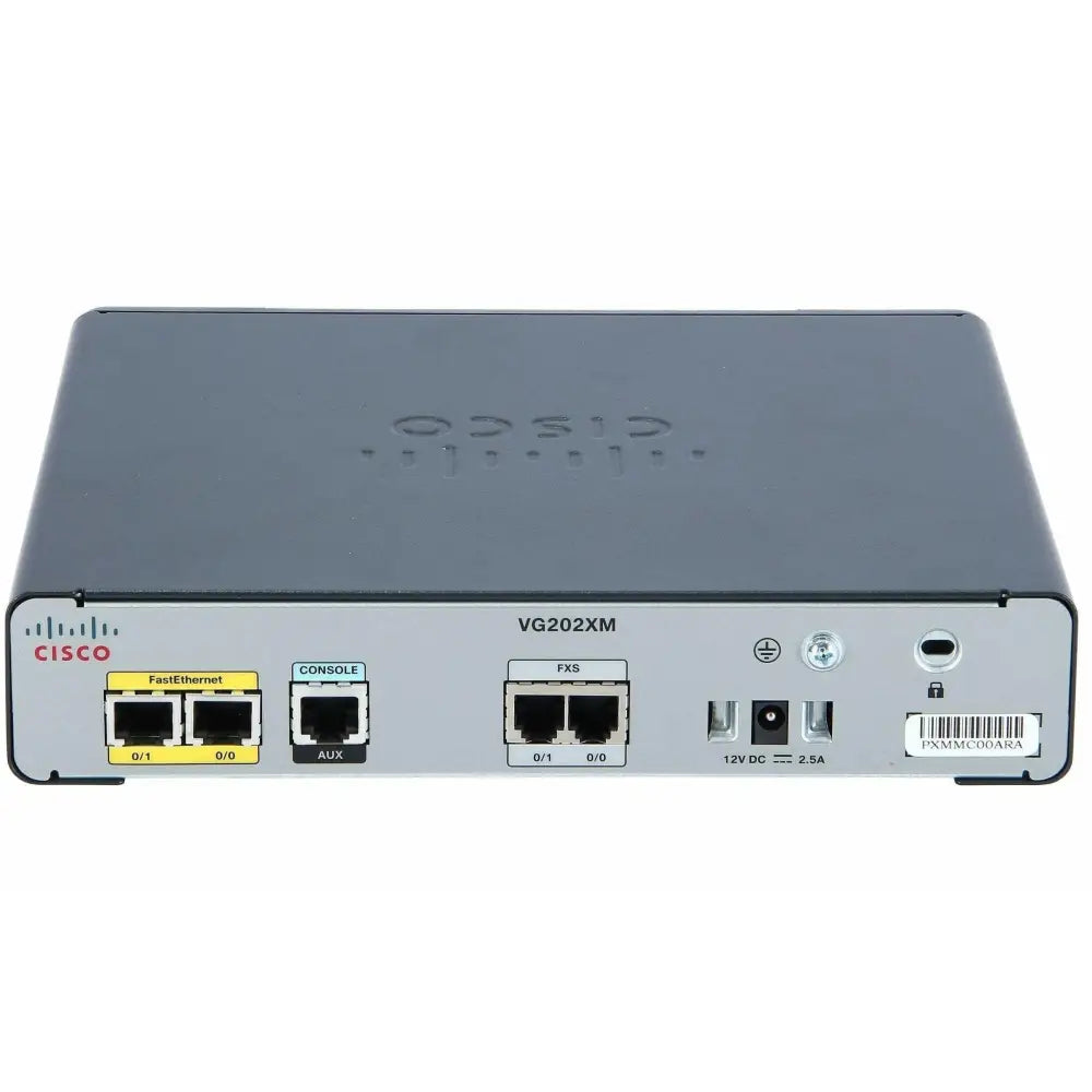 Cisco VG202XM 2-Port FXS Analog Voice Gateway VoIP - VG202XM - Refurbished