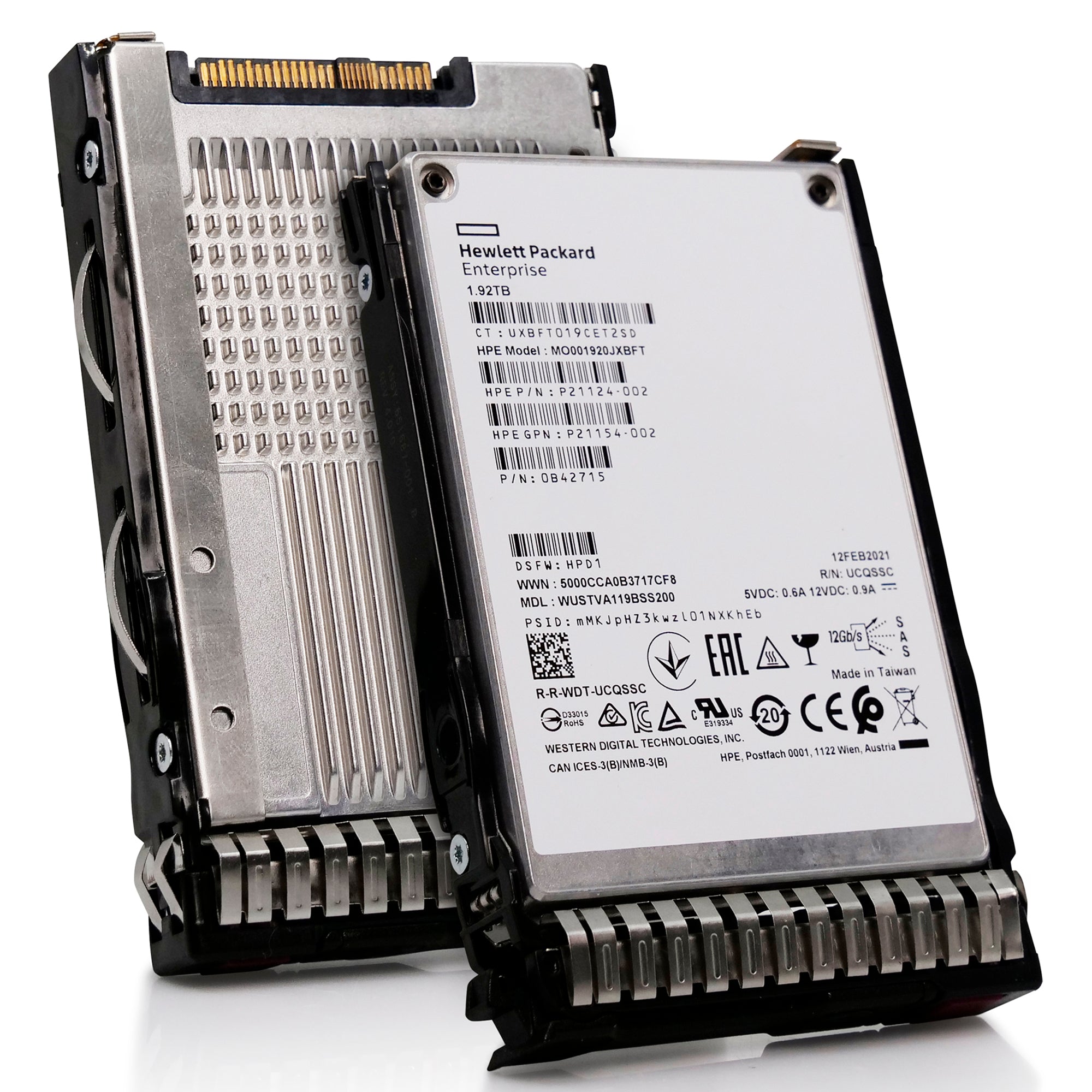 HP Generation 10 P21124-002 1.92TB 1 DWPD SAS 12Gb/s 3D TLC 2.5in Refurbished SSD